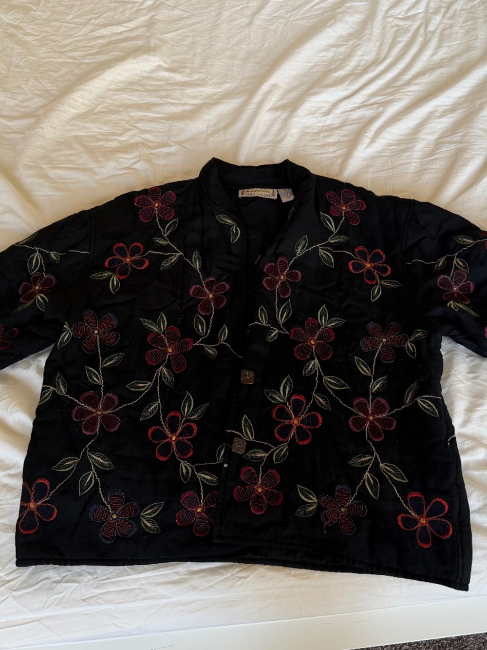 Floral print cardigan